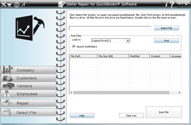 Stellar Phoenix Recovery for QuickBooks