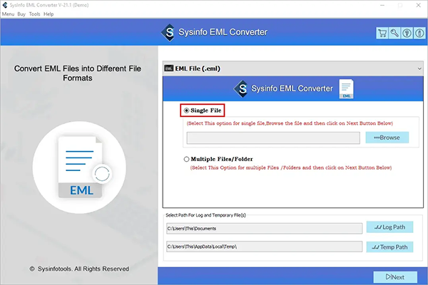 MailConverterTools EML File Converter