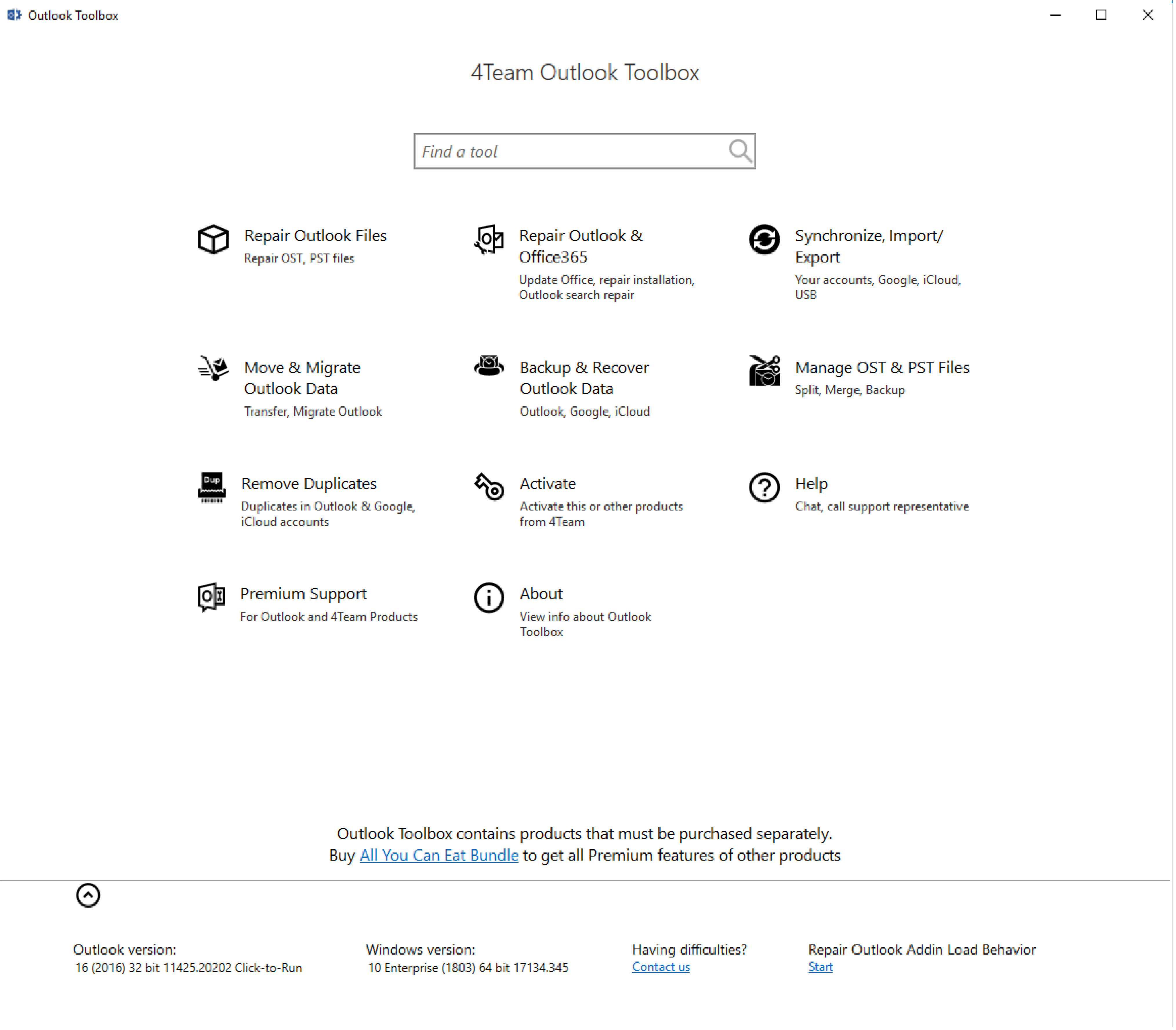 Outlook Toolbox