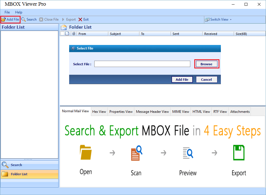 Convert MBOX File to PDF Online