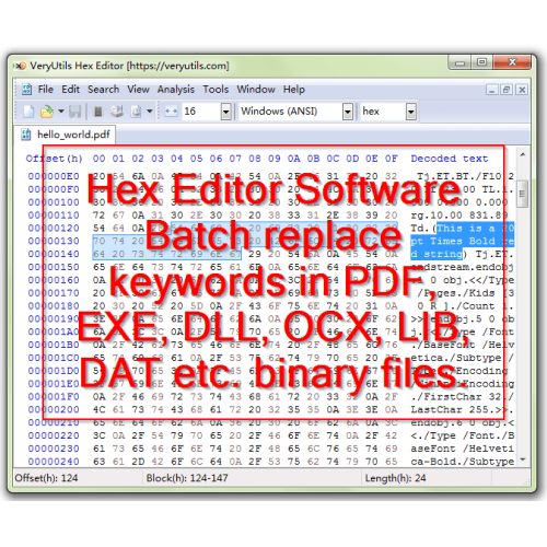 VeryUtils Hex Editor