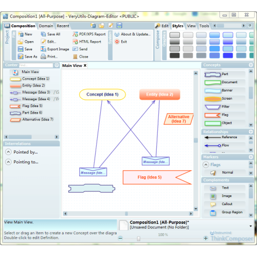 VeryUtils Diagram Editor Software