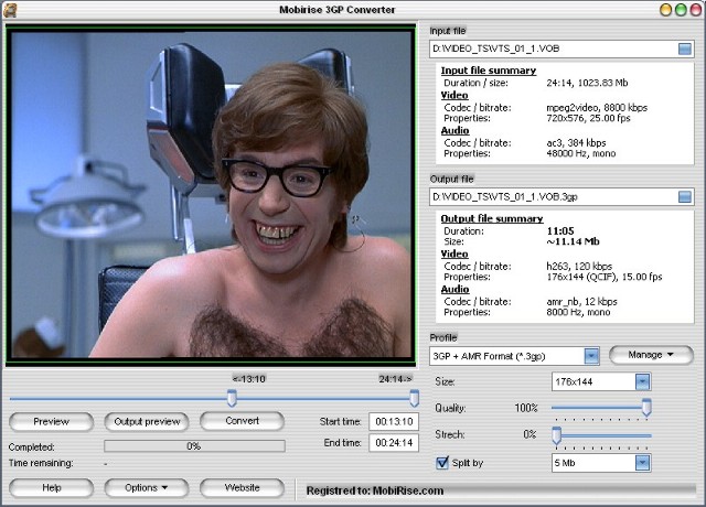 MobiRise 3GP Converter
