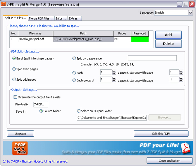 PDF Split and Merge (7-PDF)