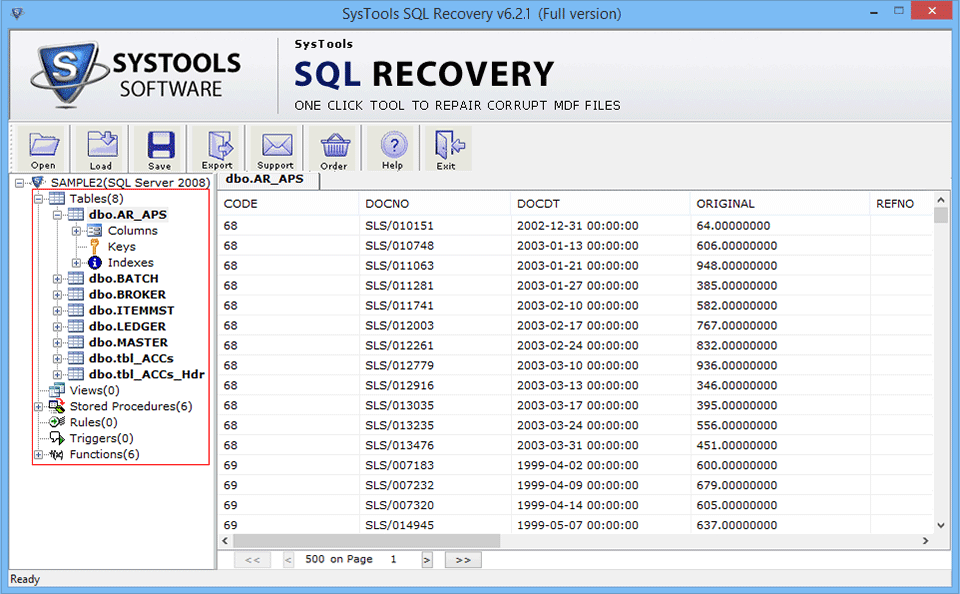 Recover SQL Error 2574