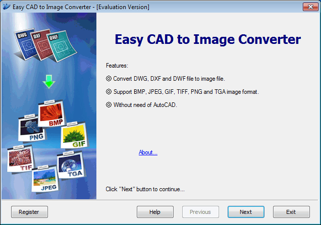 Easy CAD to Image Converter