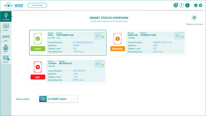 Smart Disk Checker