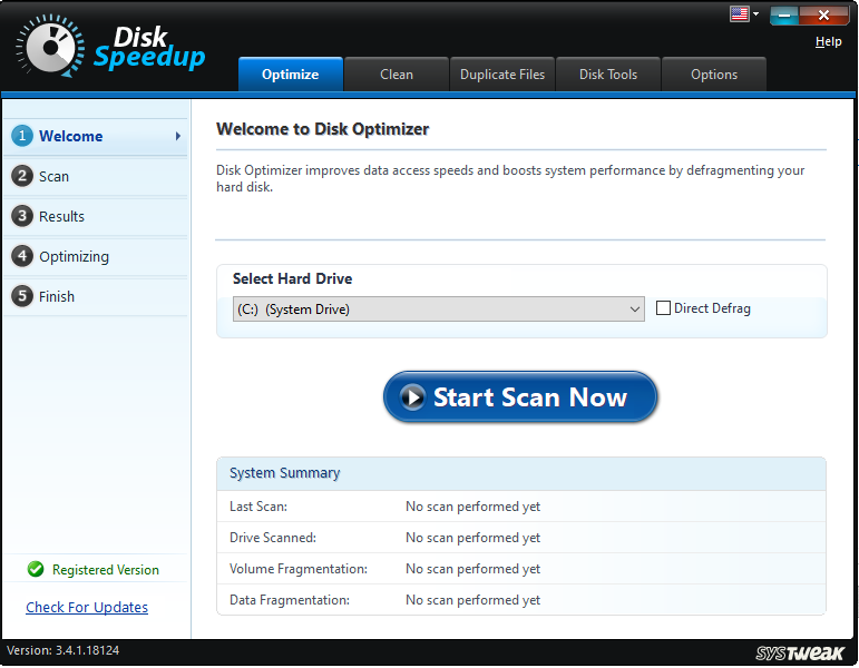 Disk Speedup