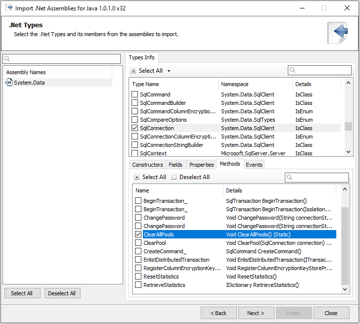 .Net DLL/WSDL Importer for Java