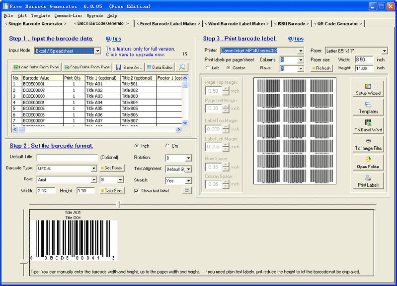 EasierSoft Free Barcode Generator