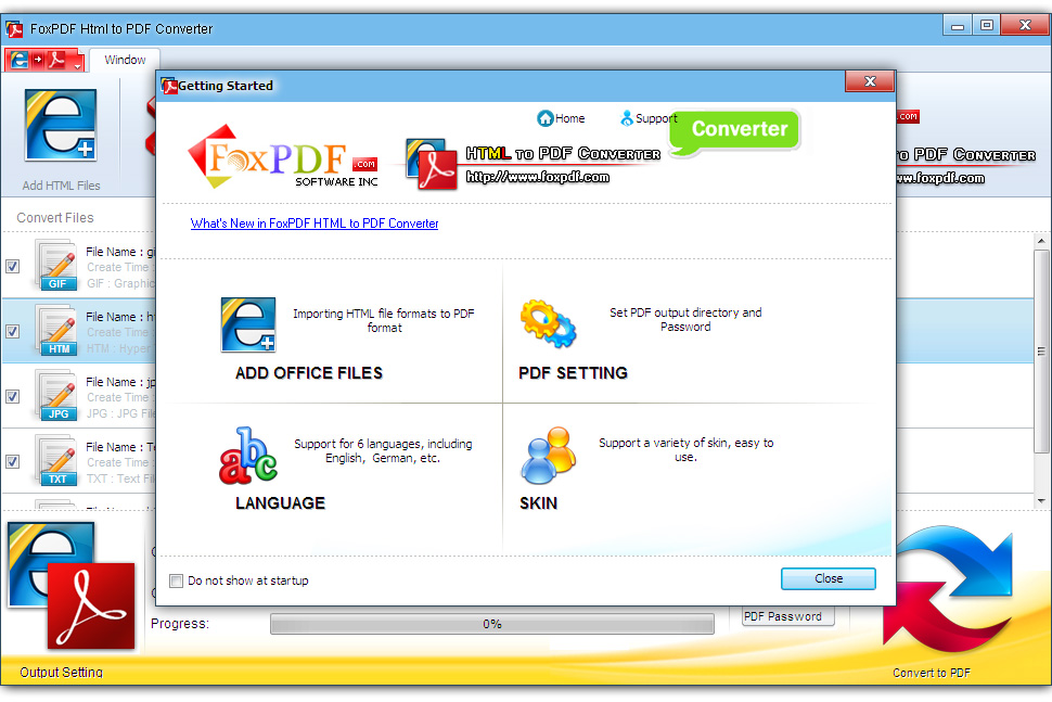 FoxPDF HTML to PDF Converter