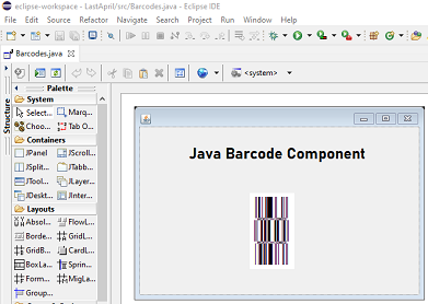 Java GS1 DataBar Barcode Package