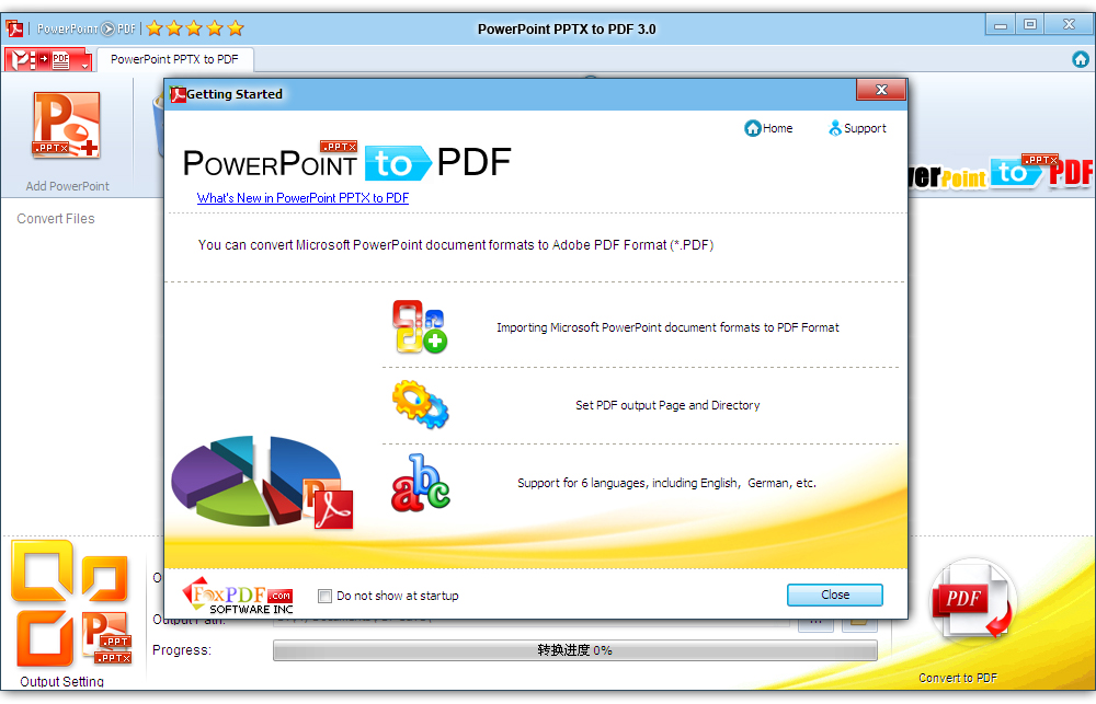 PowerPoint PPTX to PDF