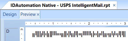 Intelligent Mail Crystal Reports Barcode