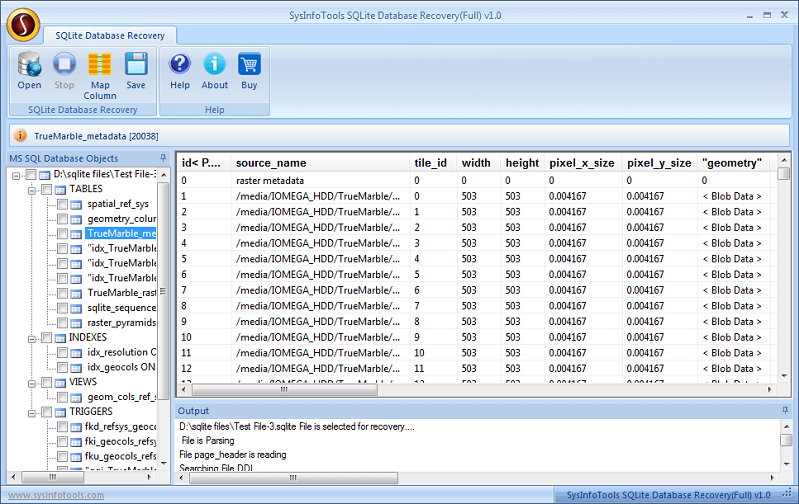 SQLite Database Recovery