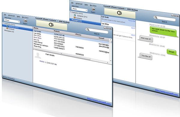 Cucusoft iPhone Contacts + SMS Backup