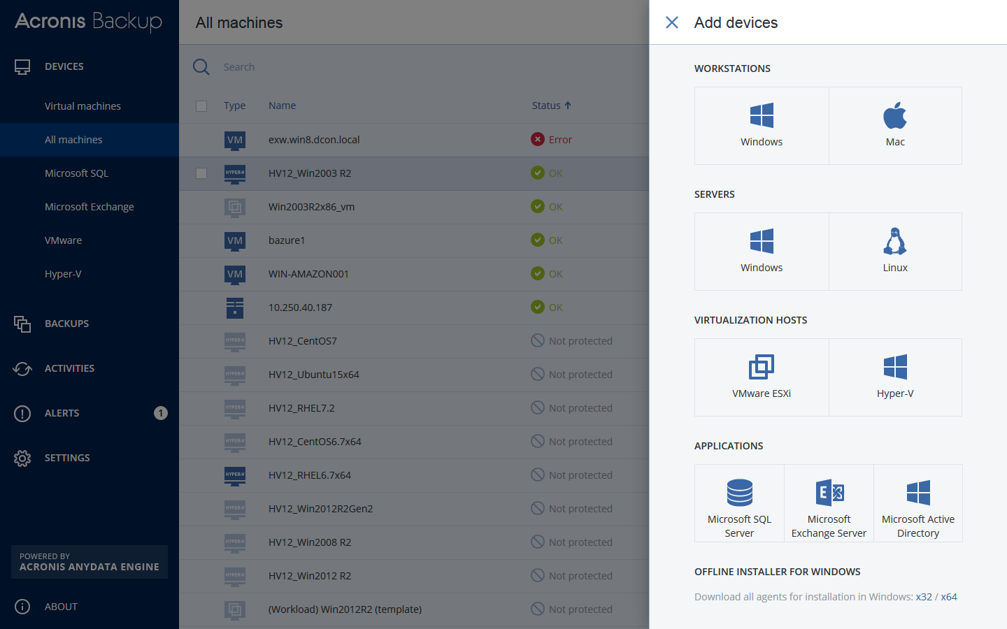 Acronis Backup Standard