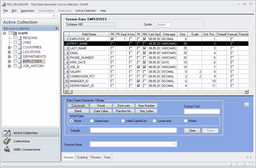 Test Data Generator TDG