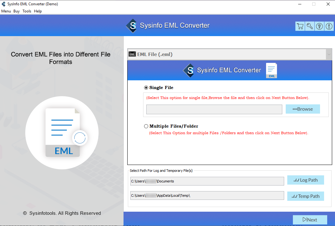 Sysinfo Windows Live Mail to Outlook Converter