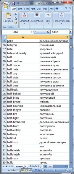 Dictionary Wordlist English Russian