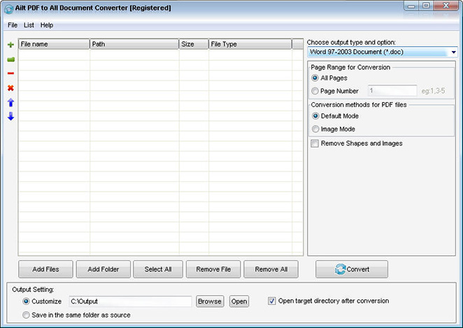 Ailt PDF to All Document Converter