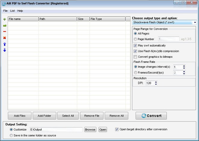 Ailt PDF to SWF Flash Converter