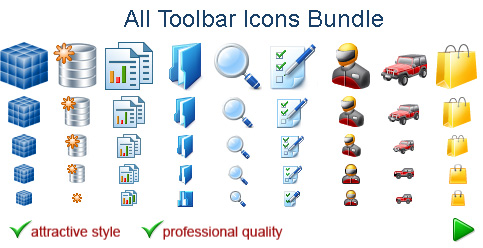 All Toolbar Icons