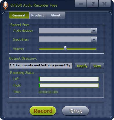 GiliSoft Audio Recorder Free