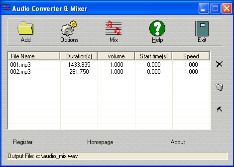 Audio Converter & Mixer