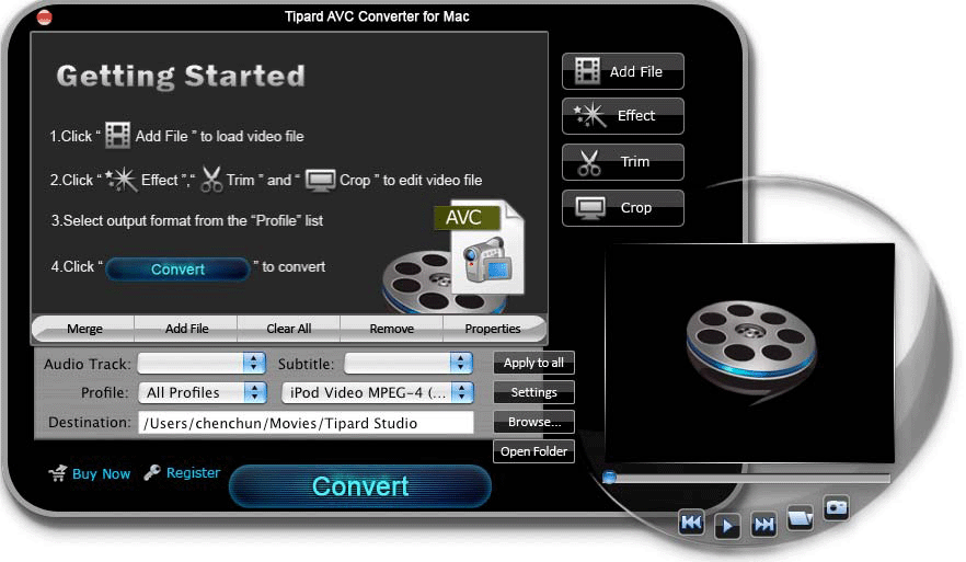 Tipard AVC Converter for Mac