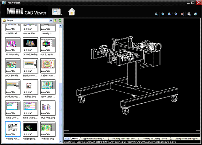 Mini CAD Viewer