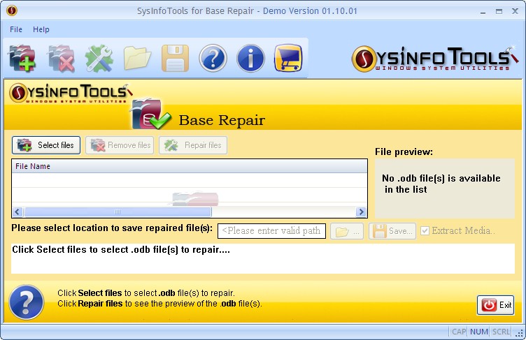 SysInfoTools Base Repair