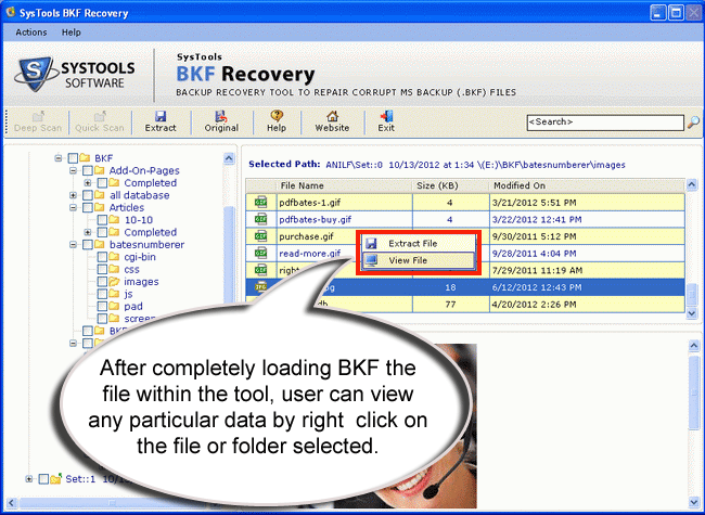 Repair Corrupt MS Backup