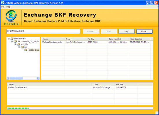 Exchange BKF Recovery