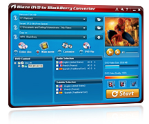 BlazeVideo DVD to BlackBerry Converter