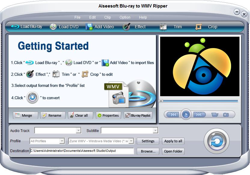 Aiseesoft Blu-ray to WMV Ripper