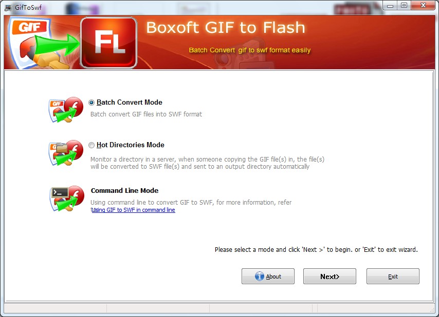 Boxoft GIF To Flash