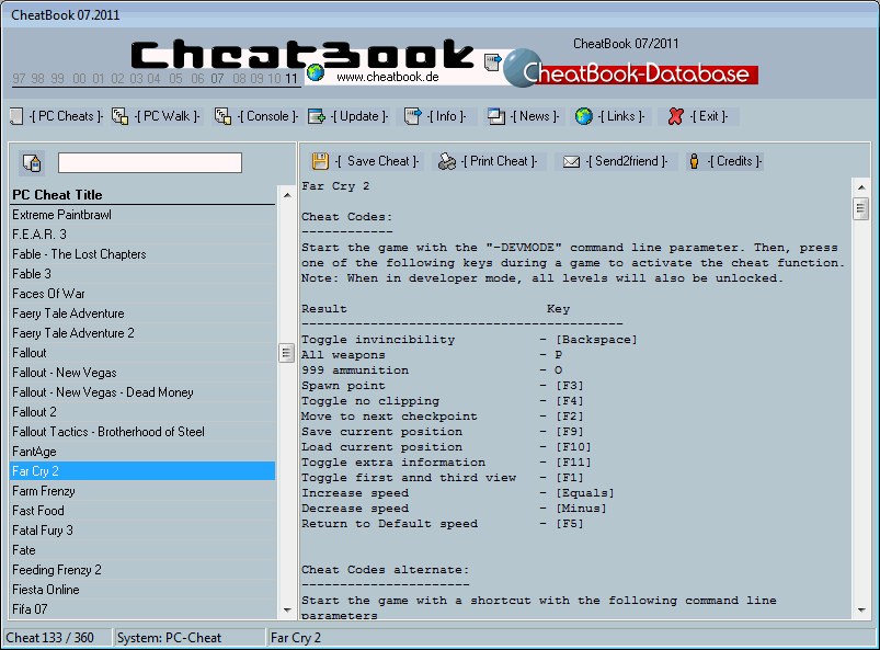 CheatBook Issue 07/2011