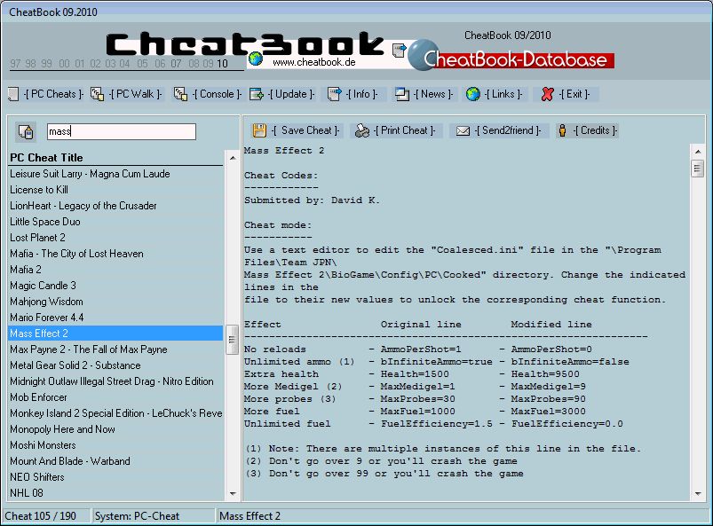 CheatBook Issue 09/2010