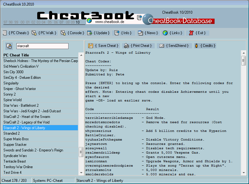 CheatBook Issue 10/2010