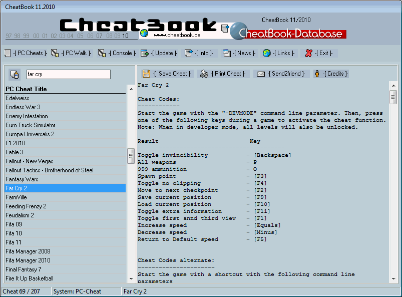 CheatBook Issue 11/2010