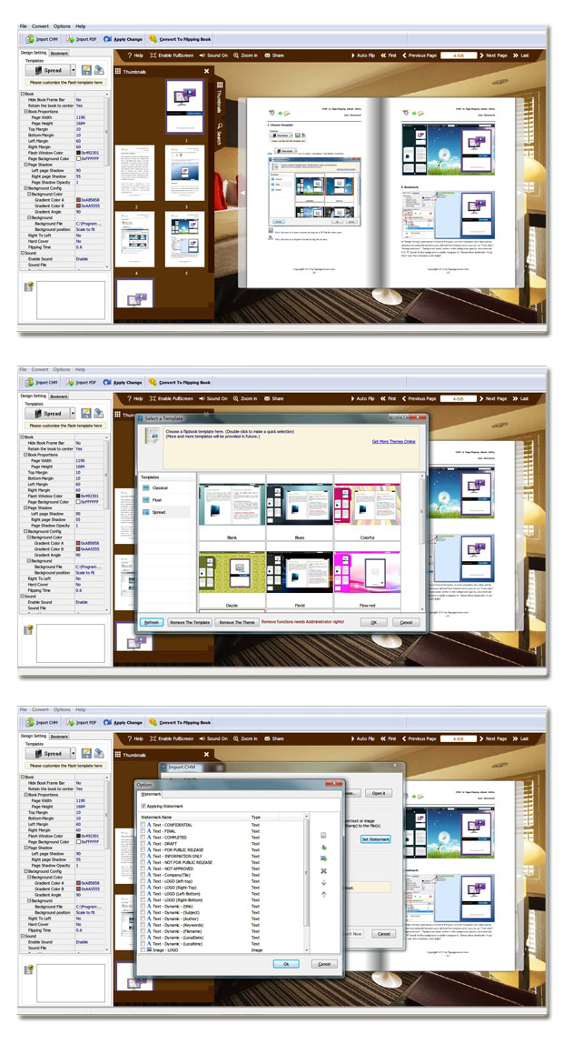 CHM to Flash Page Flip