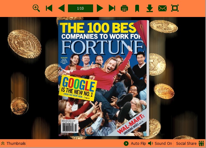 Coin Theme for PDF to Flipping Book