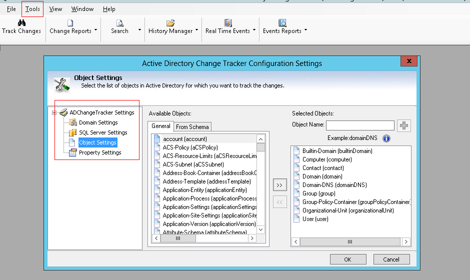 Active Directory Change Tracker