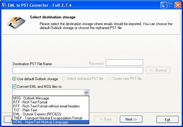 EML to PST Converter