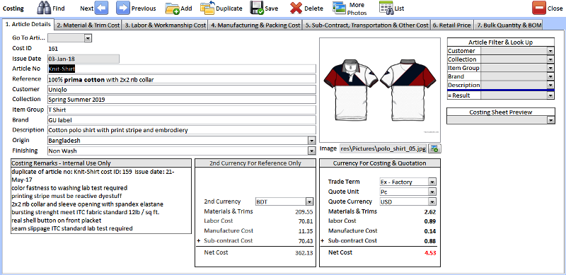 CostingNet