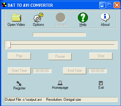 DAT TO AVI CONVERTER