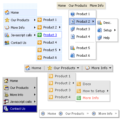 Deluxe CSS Menu