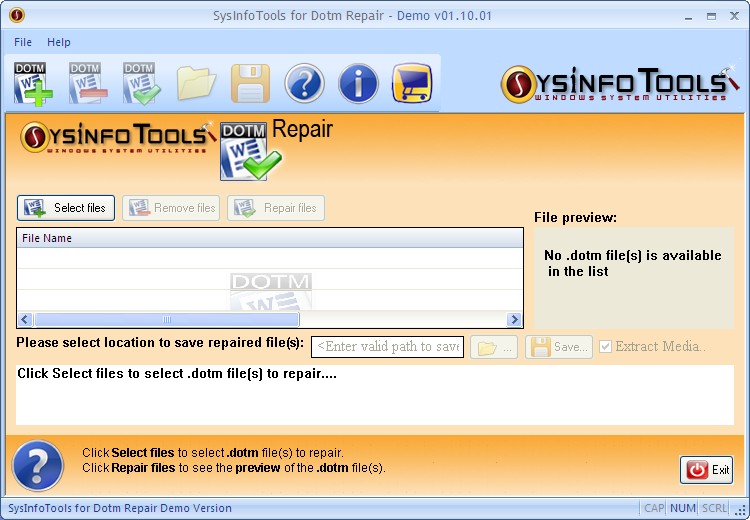 SysInfoTools Dotm Repair