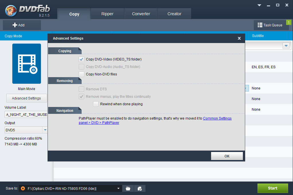 DVDFab DVD Copy and DVD Ripper